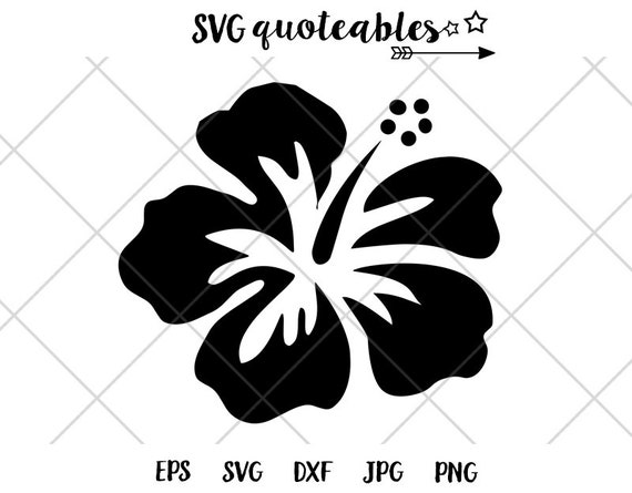 Free Free 305 Silhouette Hibiscus Flower Svg SVG PNG EPS DXF File
