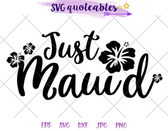 Download Just Maui D Hibiscus Flower Set Silhouette Svg Clipart Cut Etsy