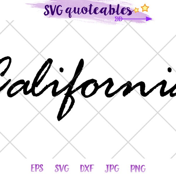 California License Plate font SVG Clipart Cut File, Vector, Digital Download, Printable, Quality DIY Crafts, Iron on Transfer