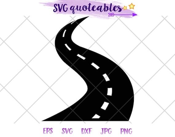 Download Road Silhouette Svg Clipart Cut File Outdoor Adventure Etsy