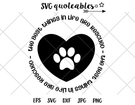 Pet rescue Silhouette SVG Clipart Cut File Animal Rescue ...