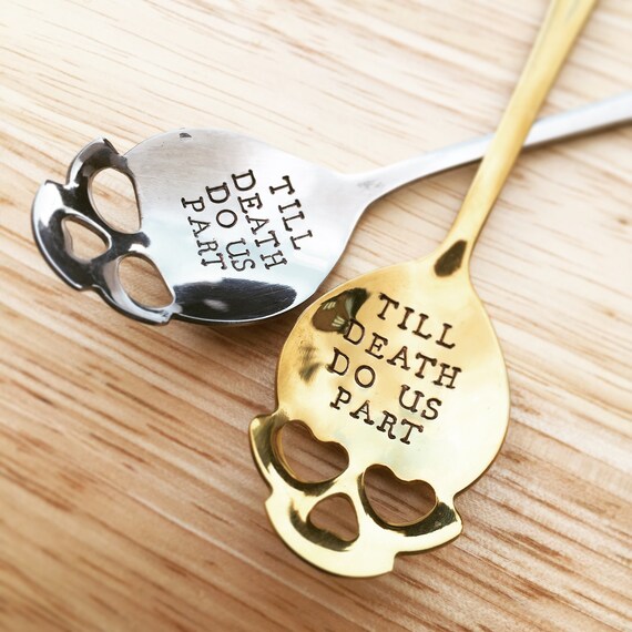 I Don/'t Give A Fork HAND STAMPED ENGRAVED Spoon with engraving Customisable Humourous Humour Gag Birthday Rude Sweary Foodie Gift Present