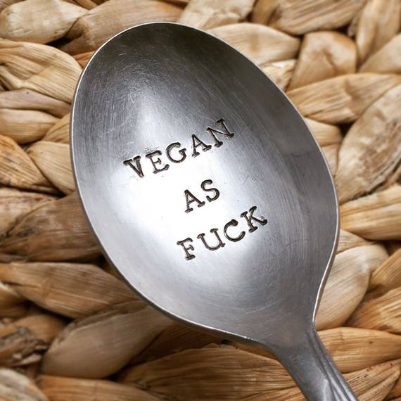 Vegan As Fuck Spoon Flatware & Silverware Home & Living