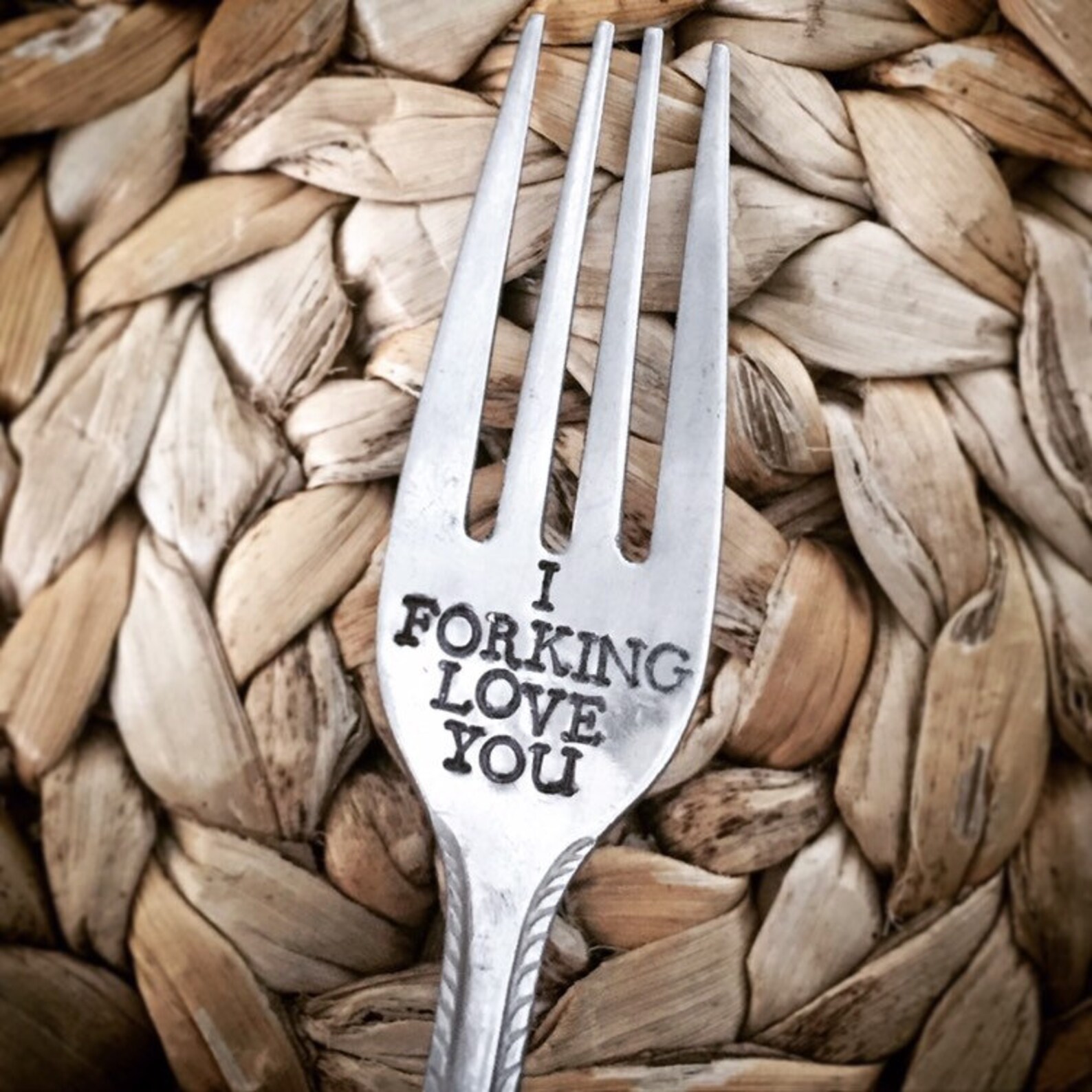 I Forking Love You Unique Quirky Fun Galentine Lockdown Etsy