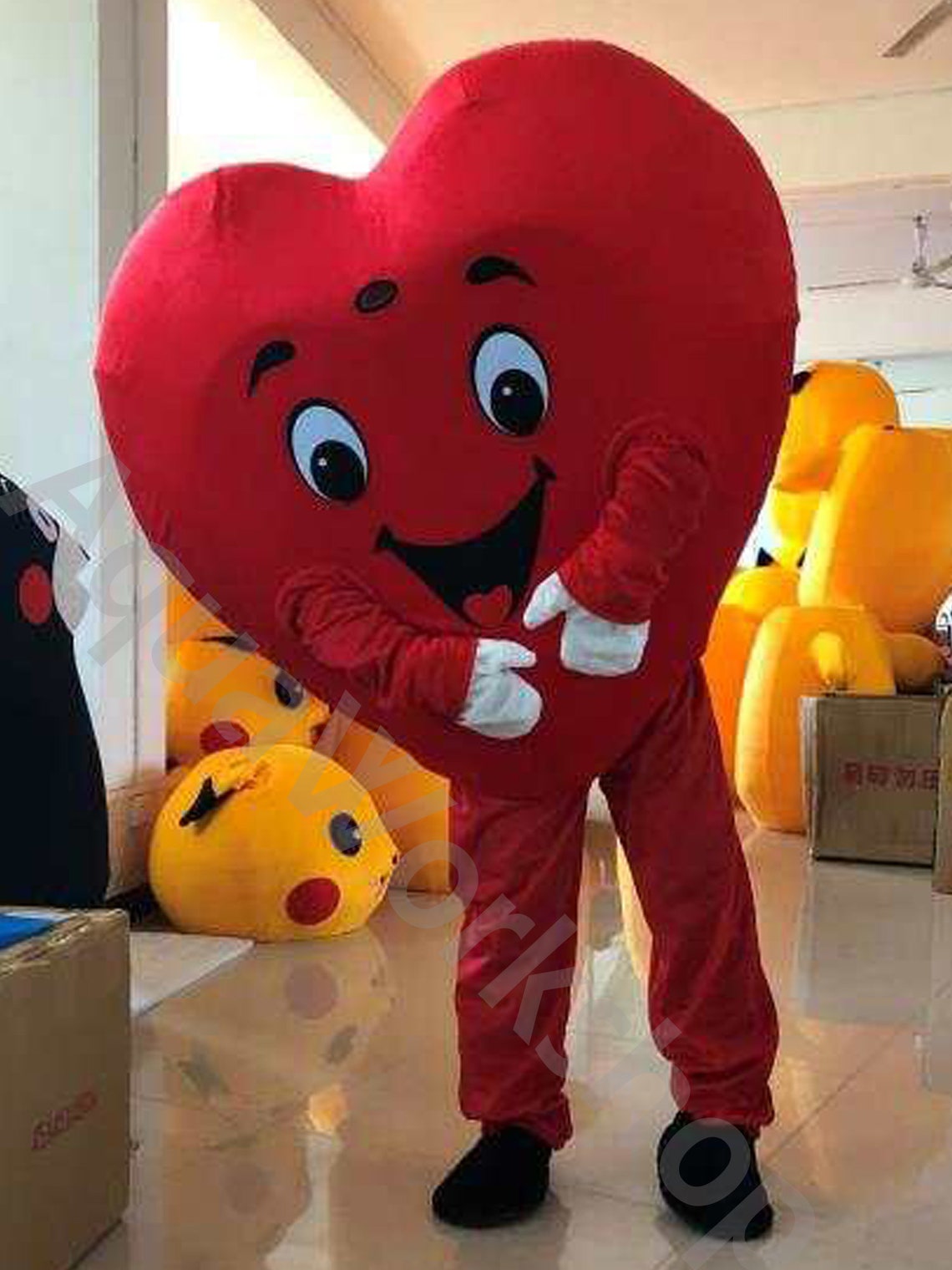 Valentine's Heart Costume Mascot Costume Kids Event Mascot Etsy