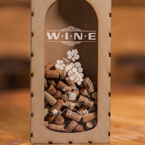 Best Quality Wine 922-019 Wine Cork Shadow Box