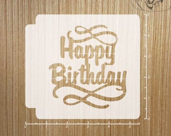 Happy Birthday 783-068 Stencil