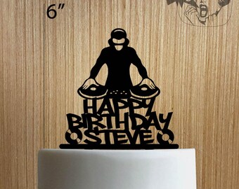 Dj Cake Toppers Etsy Dj Cake Toppers Etsy