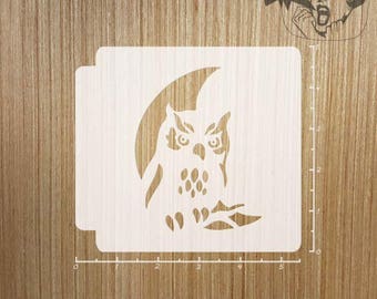 Owl stencil | Etsy