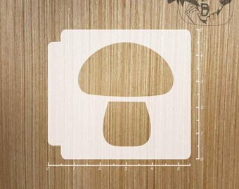 Mushroom Stencil | Etsy