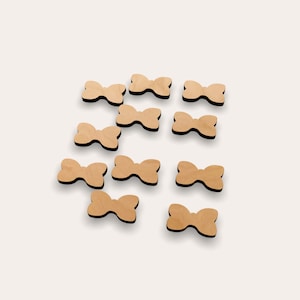 Bow 267-272 Wooden Cutout Shape (Set of 10)
