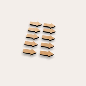 Pfeil 267-027 Holz Ausschnitt Form (10er Set)
