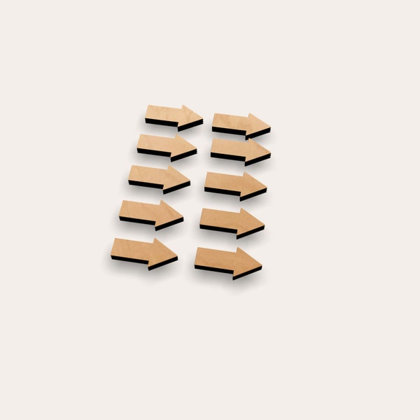 Arrow 267-027 Wooden Cutout Shape (Set of 10)