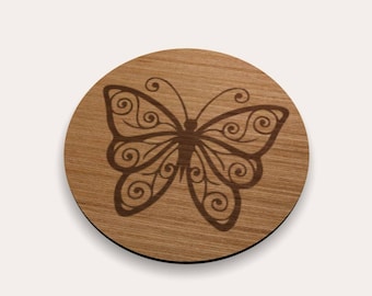 Butterfly Coaster 262-110 (Set of 4)