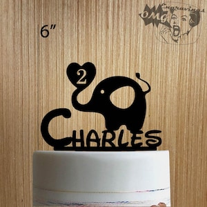 Custom Elephant 2255-043 Cake Topper