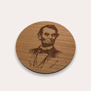 Abraham Lincoln 262-100 Coaster (Set of 4)
