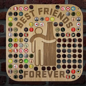 Best Friends Forever 224-429 Beer Cap Holder