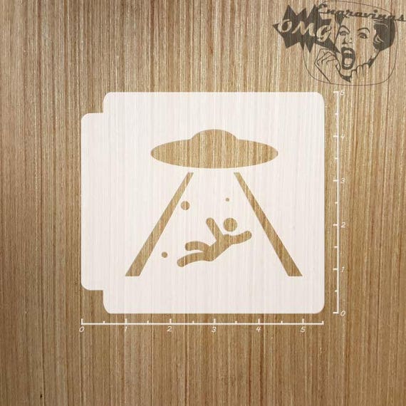 Alien Abduction 783-469 Stencil