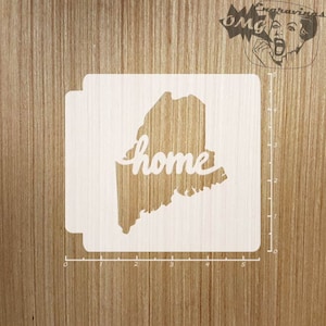 Maine Home State 783-A400 Stencil