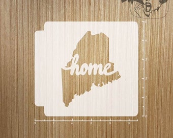 Maine Home State 783-A400 Stencil