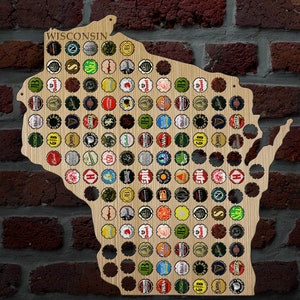 Wisconsin State 224-033 Beer Cap Holder
