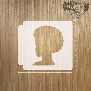 Afro Girl 783-723 Stencil