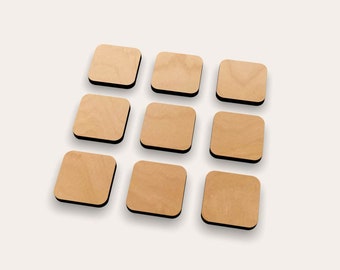 Square with Rounded Corners 267-015 Cutout Shape (Set of 10)