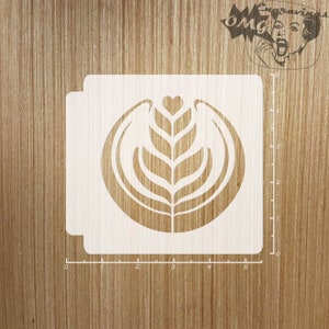 Latte Art 783-821 Stencil