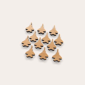 Fighter Aircraft 267-039 Cutout Shape (Set of 10)