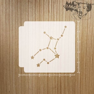 Virgo Constellation 783-A151 Stencil