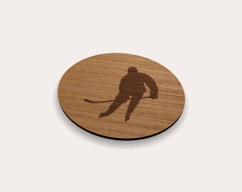 Jugador de hockey sobre hielo 262-331 Coaster (Conjunto de 4)