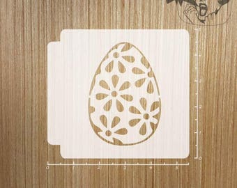 Easter - Egg with Flower Pattern 783-330 Stencil