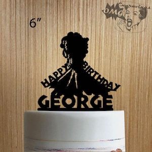 Custom Volcano Happy Birthday 225-039 Cake Topper