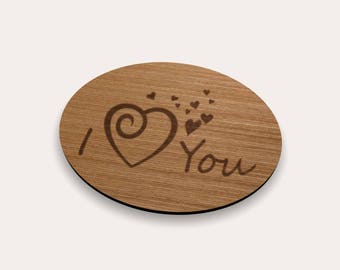 I Love You Coaster 262-166 (Set of 4)