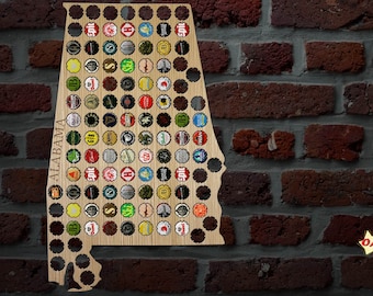 Alabama State 224-041 Beer Cap Holder