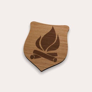 Camp Fire Coaster 262-241 (Set of 4)