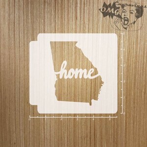 Georgia Home State 783-A392 Stencil