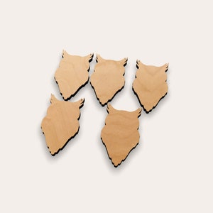 Uil vogel 267-151 Cutout Vorm (Set van 10)