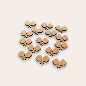 Pickleball Paddles 267-315 Wooden Cutout Shape (Set of 10)