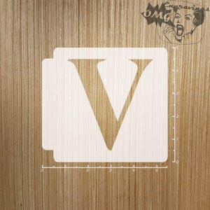 Roman Numeral - V 783-260 Stencil