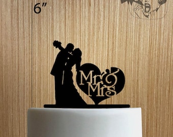 Mr and Mrs 225-054 Cake Topper