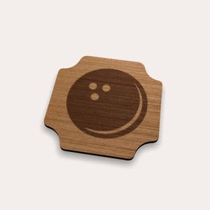 Bowling Ball Coaster 262-194 (Set of 4)