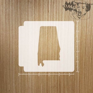 Alabama State 783-A321 Stencil