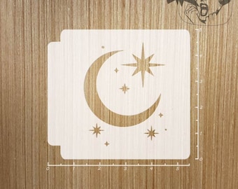 Moon and Stars 783-A021 Stencil