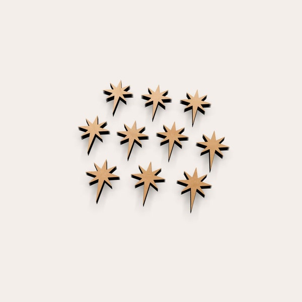 Bethlehem Star 267-033 Cutout Shape (Set of 10)