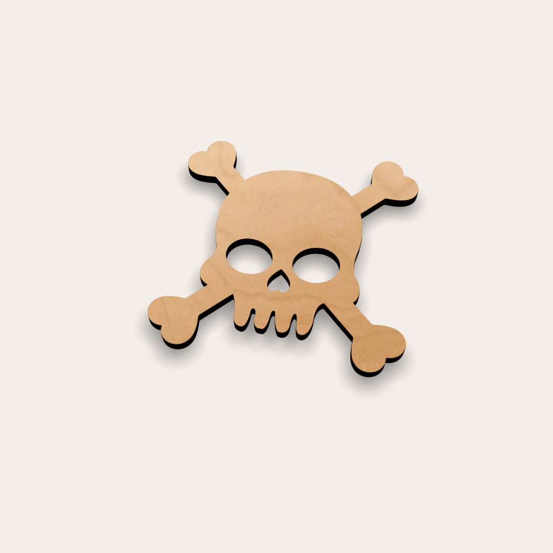 Skull and Crossbones 267-185 Cutout Shape (set of 10) - Etsy