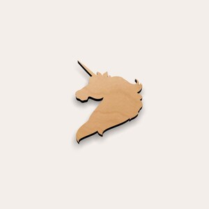Unicorn Head 267-020 Cutout Shape (Set of 10)