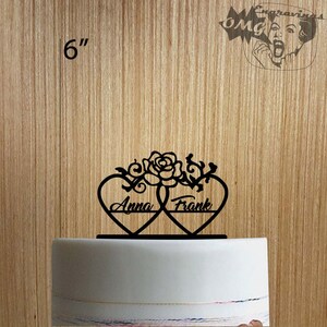 Custom Hearts 225-193 Cake Topper