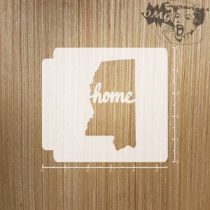 Mississippi Home State 783-A405 Stencil