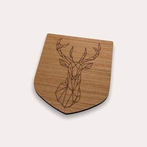 Deer Head 262-451 Coaster (Set of 4)